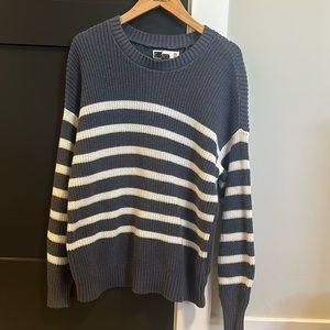 TAKING ANY OFFER! Hollister Blue with White Stripes Sweater